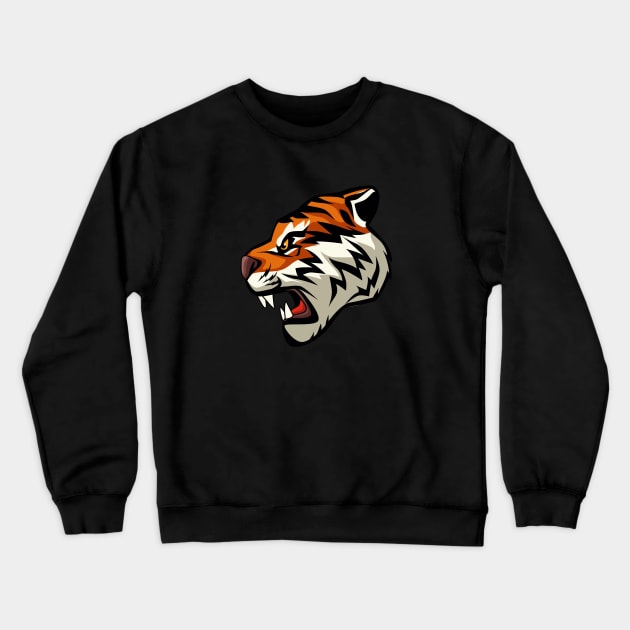 Bengal Tiger Crewneck Sweatshirt by AdriaStore1